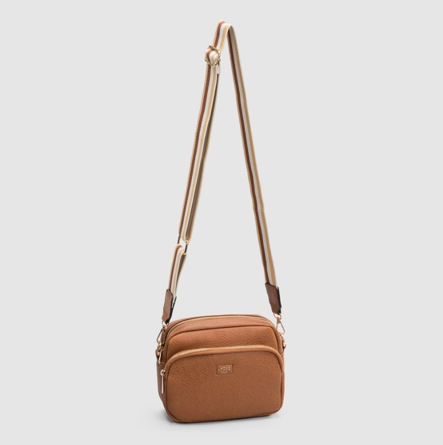 Lycke Crossover Veske Alma, Cognac