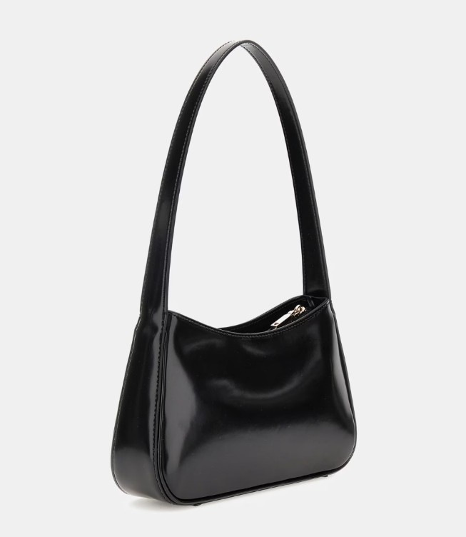 Guess Arnela Top Zip Shoulder Bag, Black