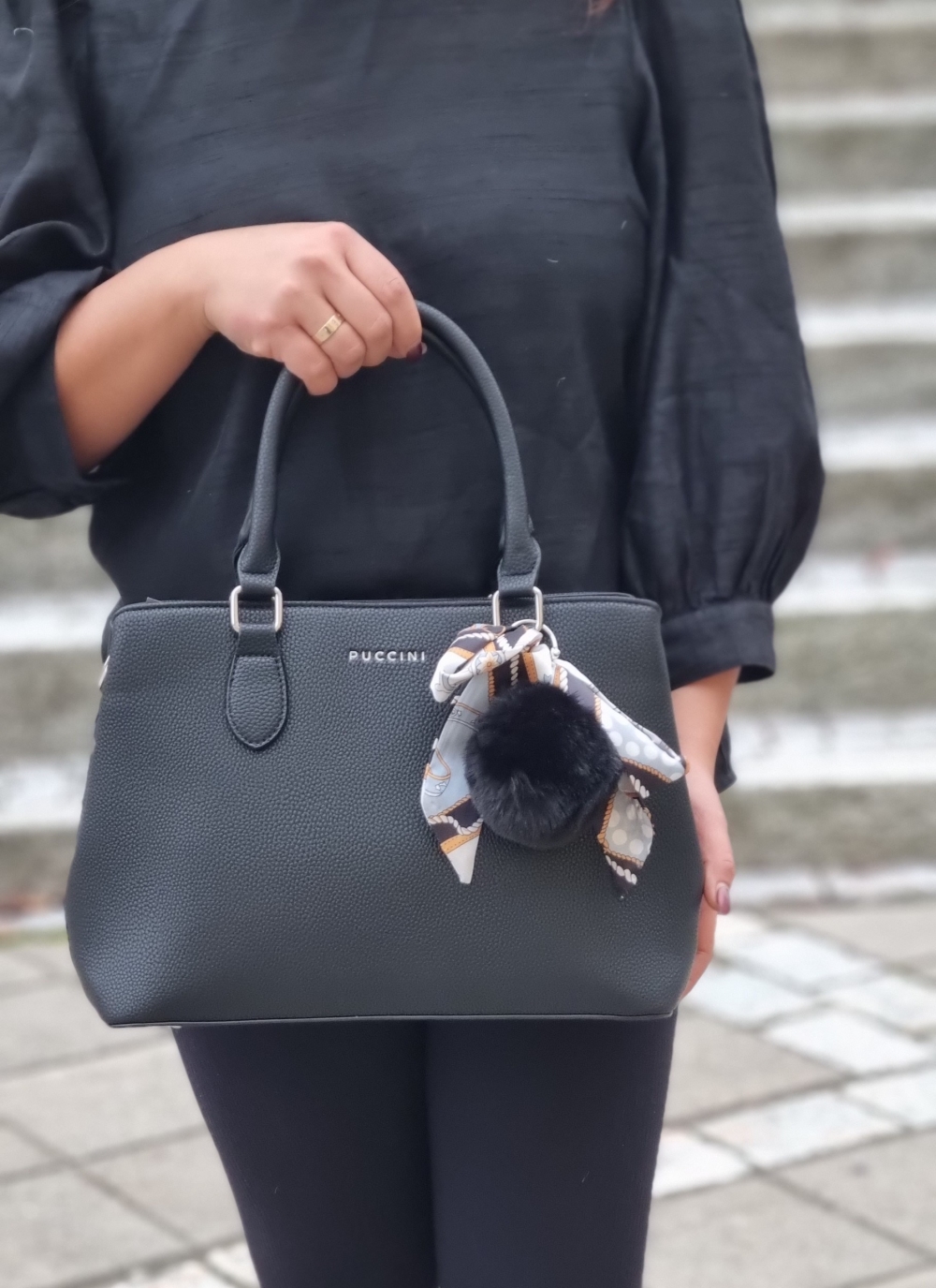 Puccini Handbag Anna, Svart