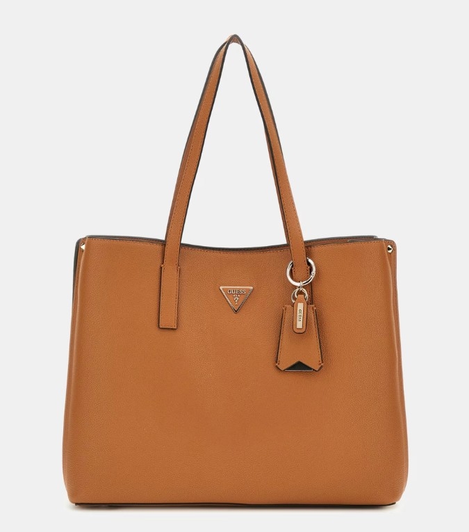 Guess Meridian Girlfriend Tote, Cognac