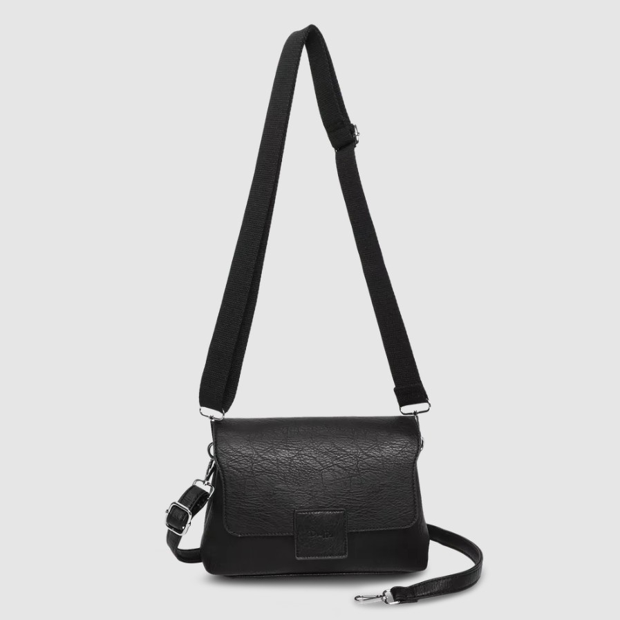 Duffy Flap Bag, Svart