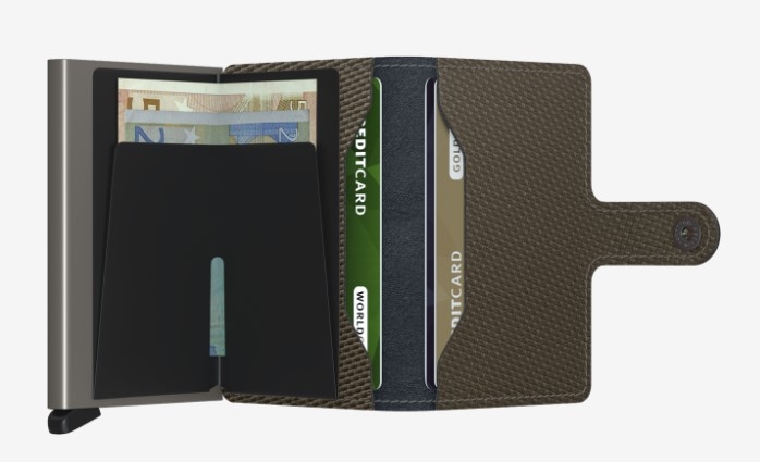 Secrid Miniwallet, Carbon Khaki