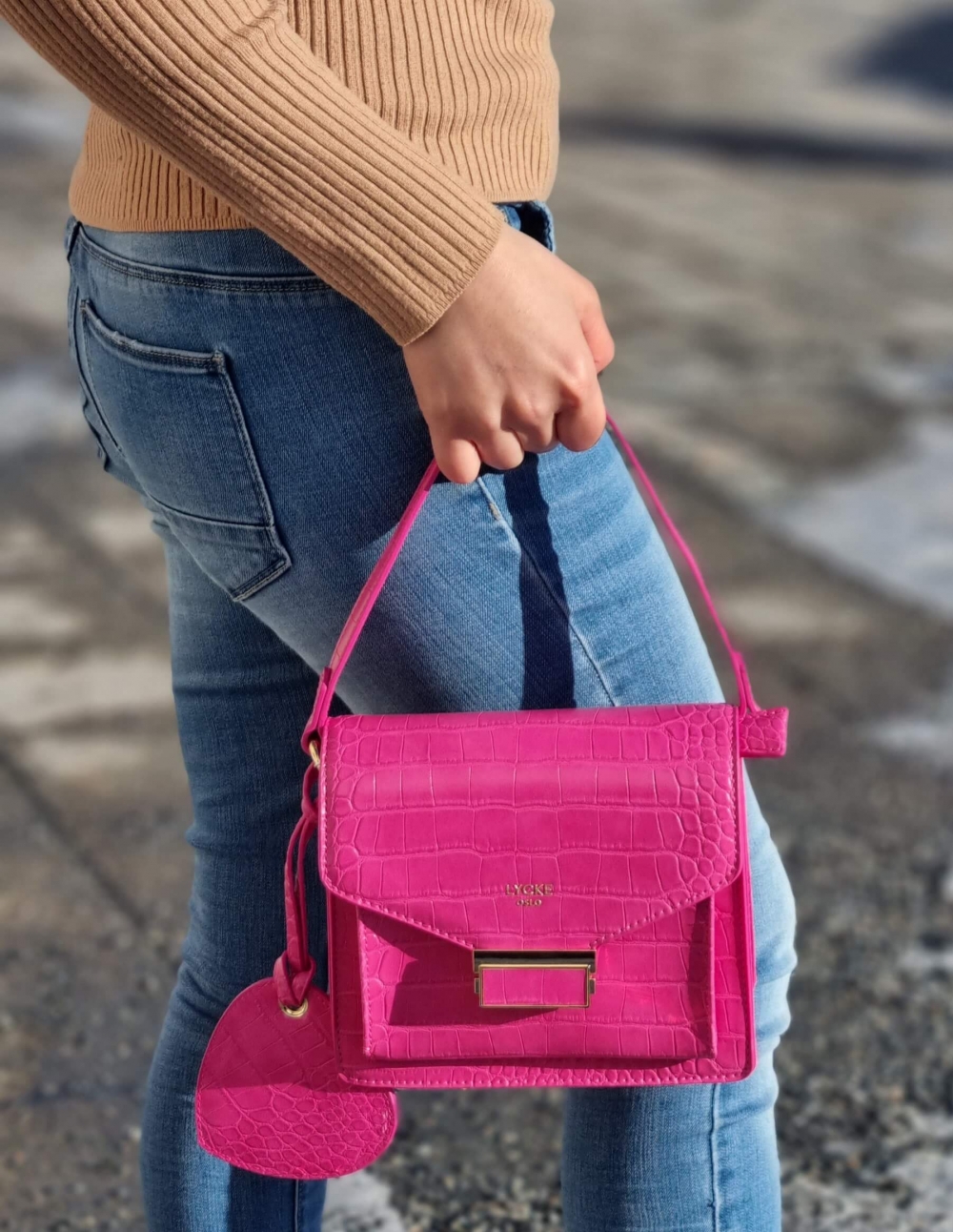 Lycke Håndveske, rosa
