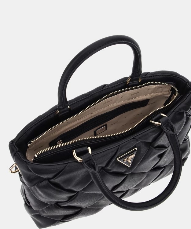 Guess Zaina Girlfriend Satchel, Black