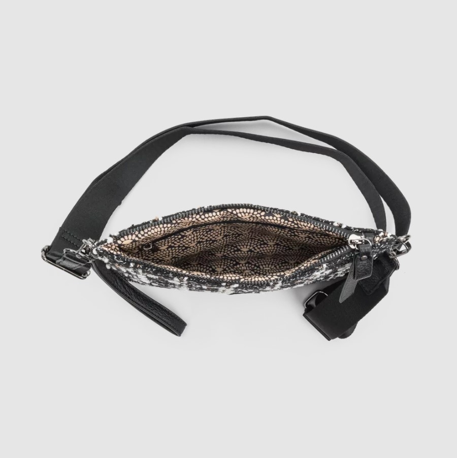 Lycke Clutch Veske Sortland, Blackpattern