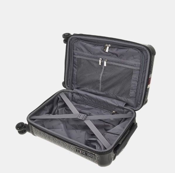 Guess Wilder, 46 cm, kabinkoffert, Charcoal Logo