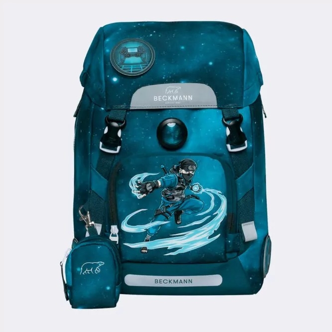 Beckmann Skolesekk Classic 22L, Ninja Master