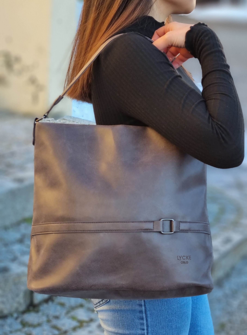 Lycke Hobo Veske, brun