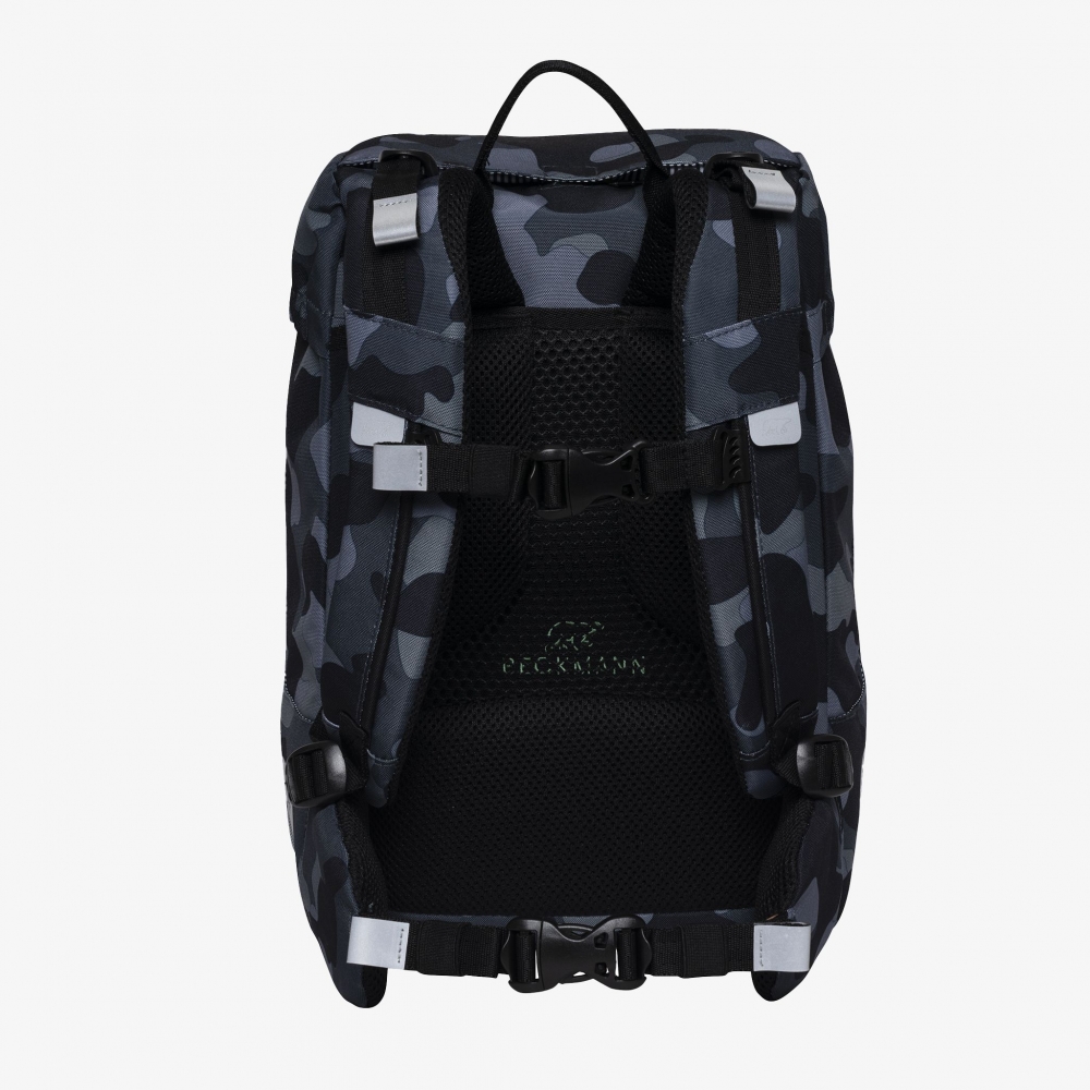 Beckmann Skolesekk Classic 22L, Camo Rex