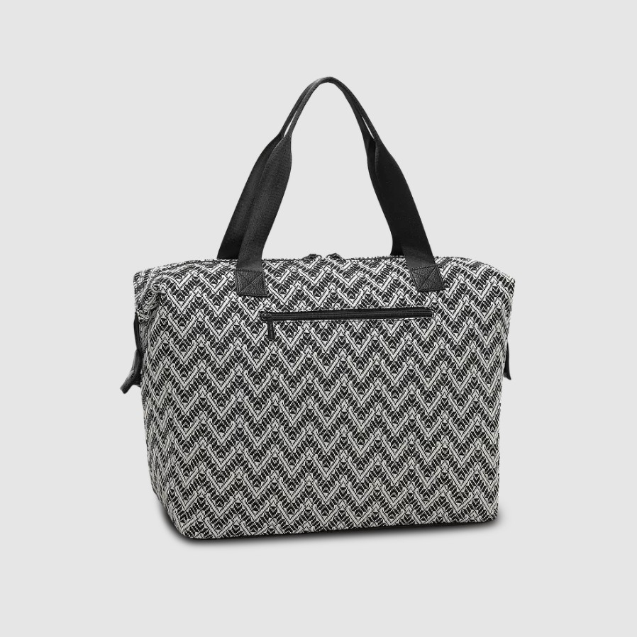 Lycke Weekendbag Flora, Blackwhite