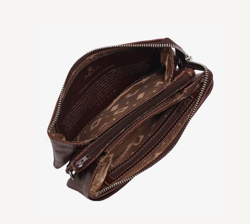 Adax Cormorano Combi Clutch Nellie, Coffee