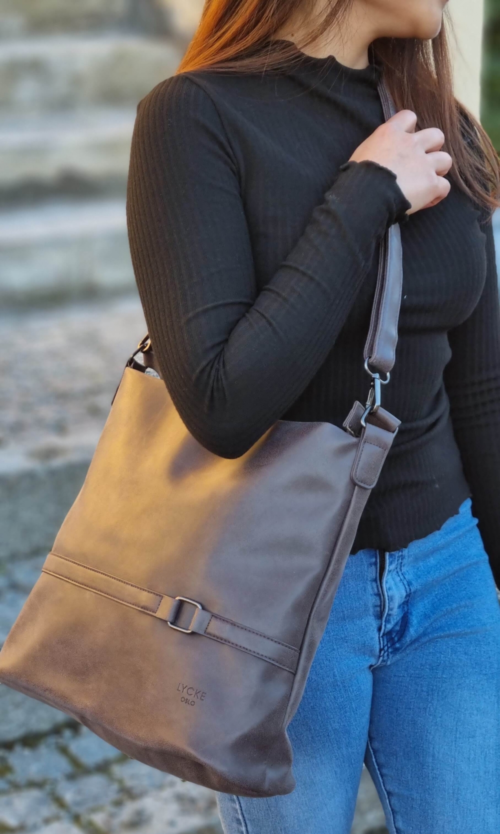 Lycke Hobo Veske, brun