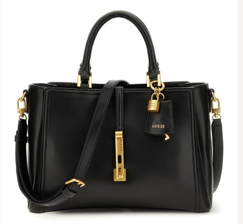 Guess James Girlfriend Satchel, Black