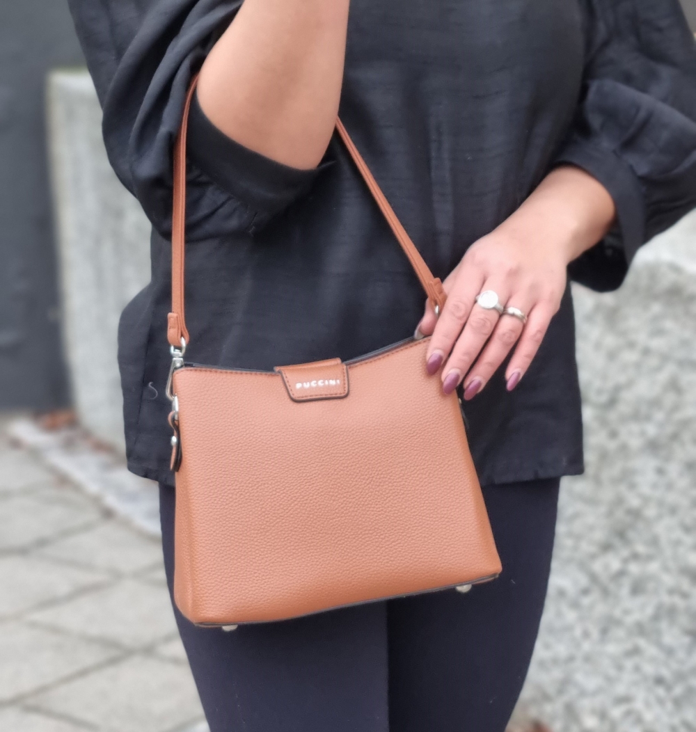 Puccini Crossover Veske, camel