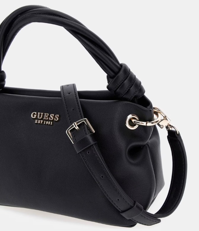 Guess Sansa Top Handle Crossbody, Black
