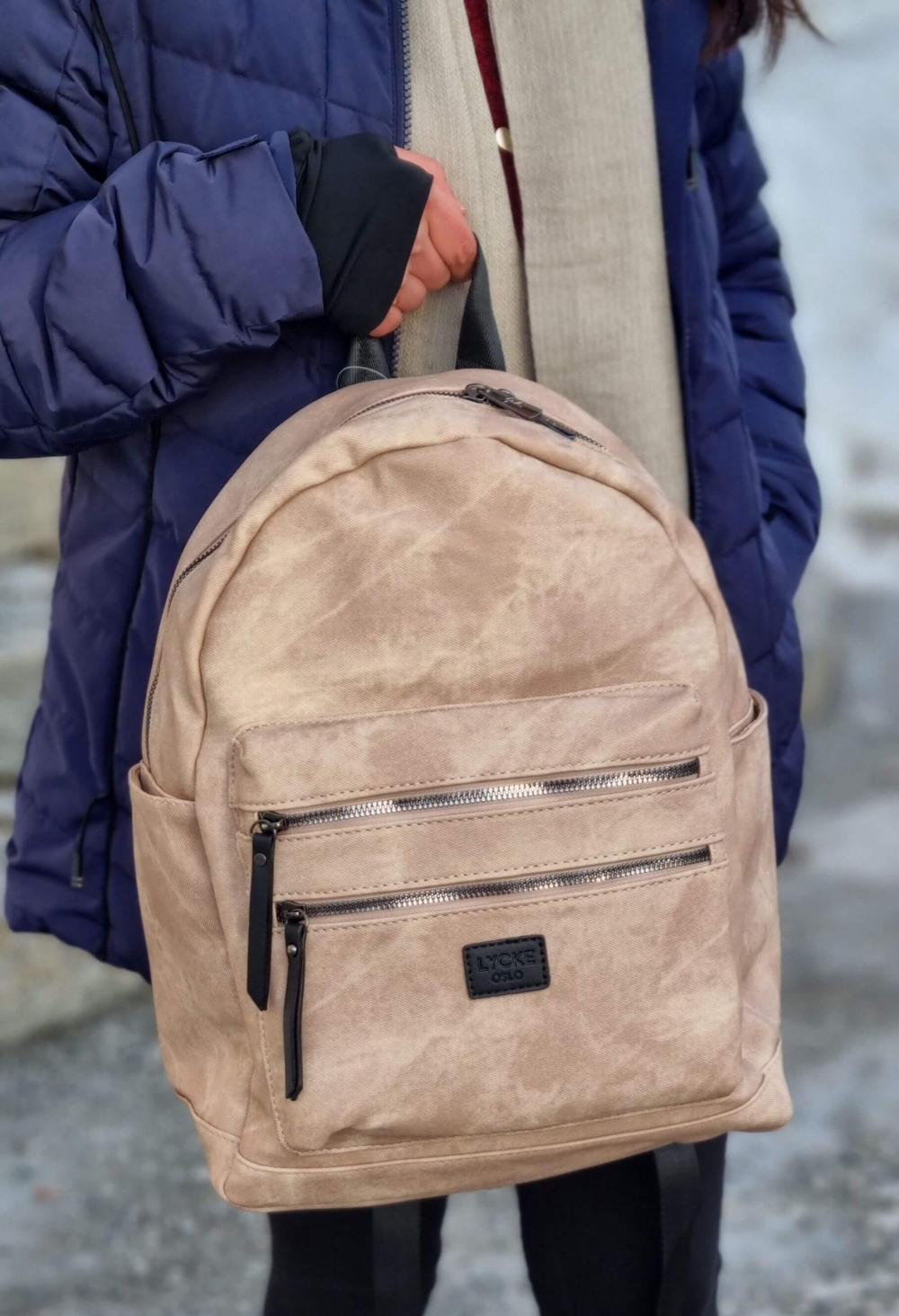 Lycke Ryggsekk, beige