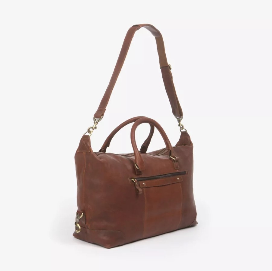 House of Sajaco Weekend Bag, Cognac