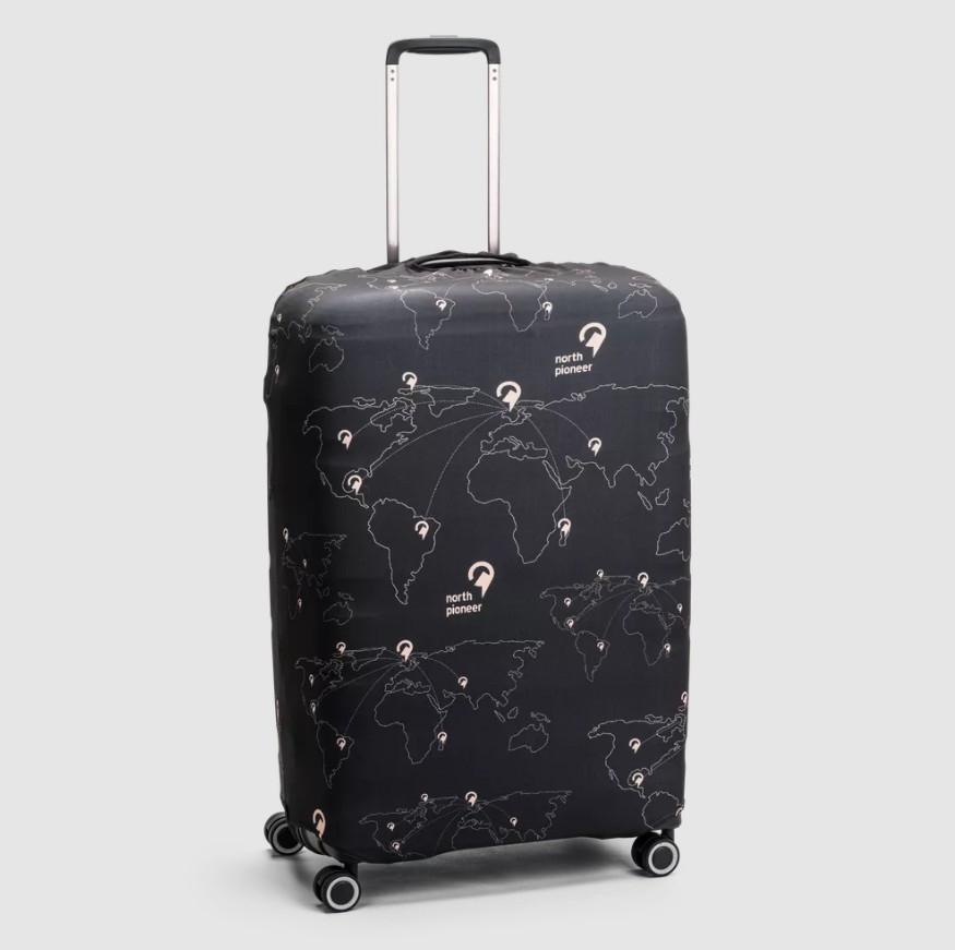 North Pioneer Suitcasecover Large, Black
