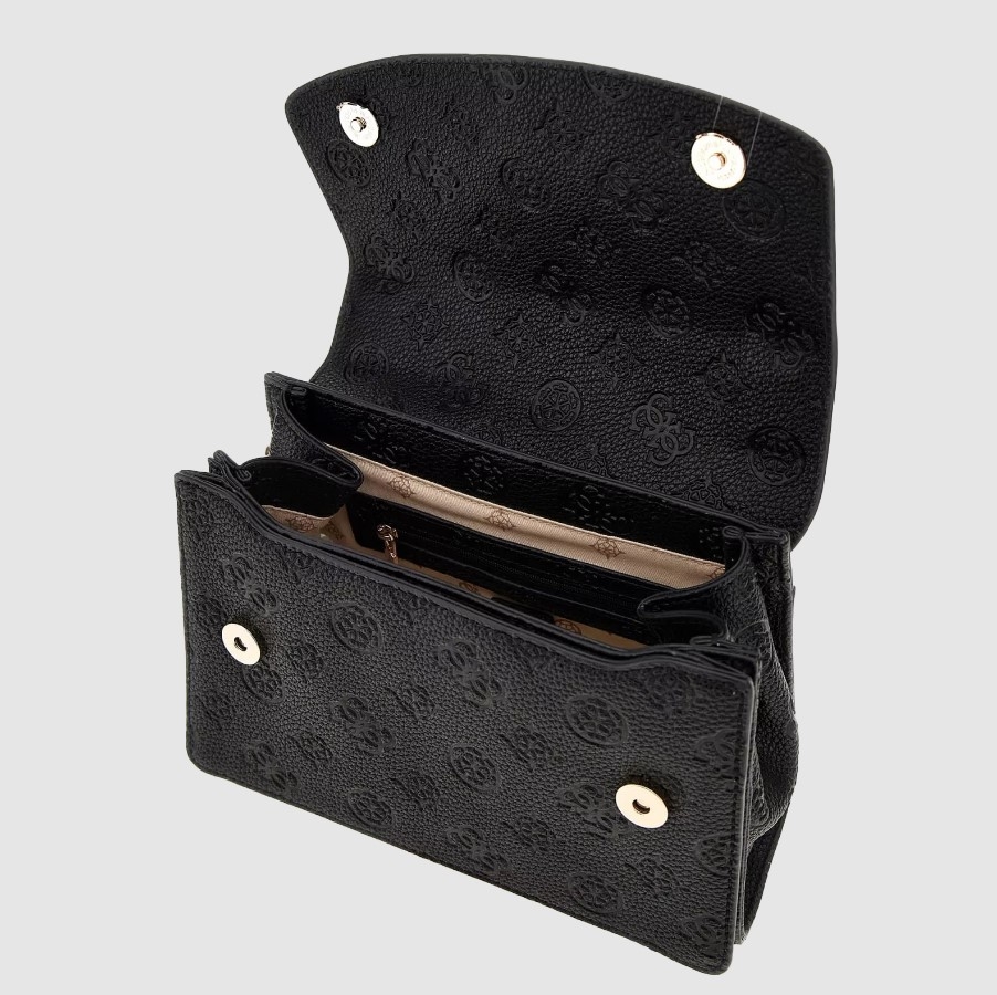 Guess Cresidia Convertible Crossbody Flap, Black