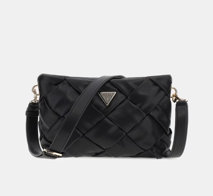 Guess Zaina Crossbody Top Zip, Black