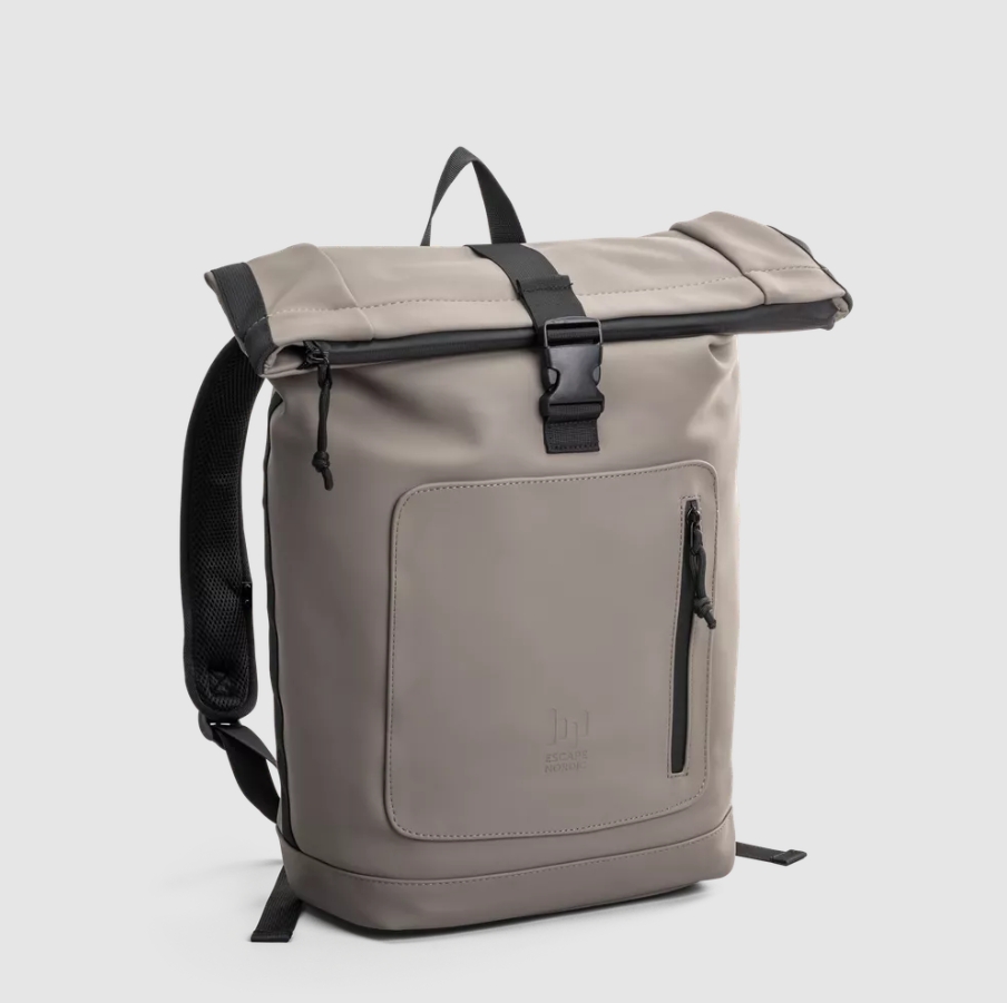 Escape Rolltop Stor Ryggsekk, Taupe