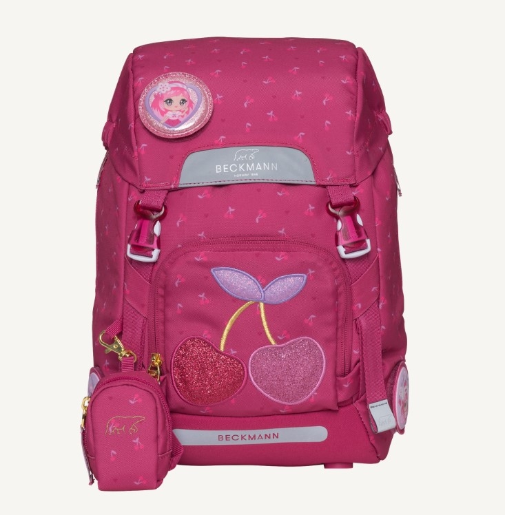Beckmann Skolesekk Classic 22L, Cherry