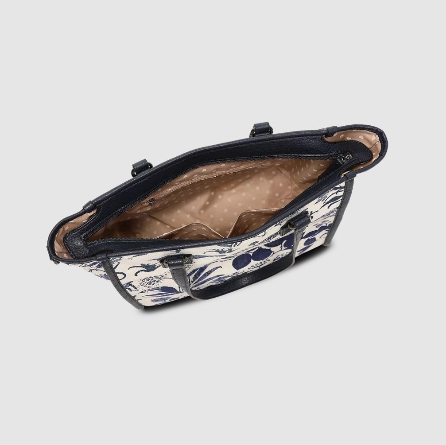 Lycke Tote Bag Flora, Blå
