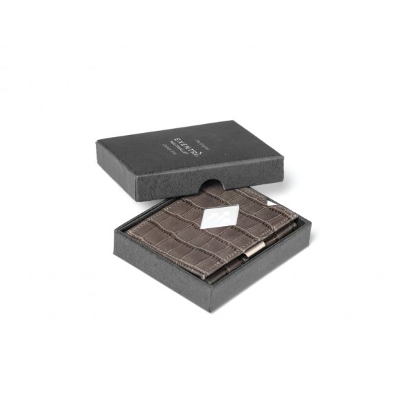 Exentri Kortholder / lommebok, Caiman Grey