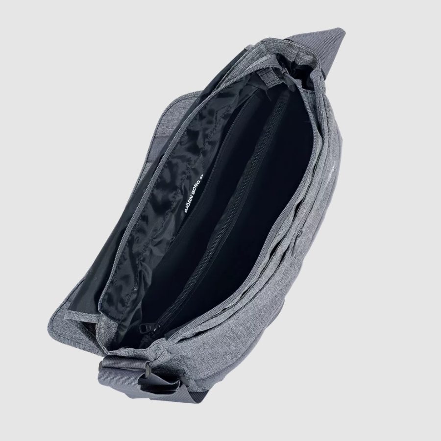 Björn Borg Core Flapbag, Grey Melange