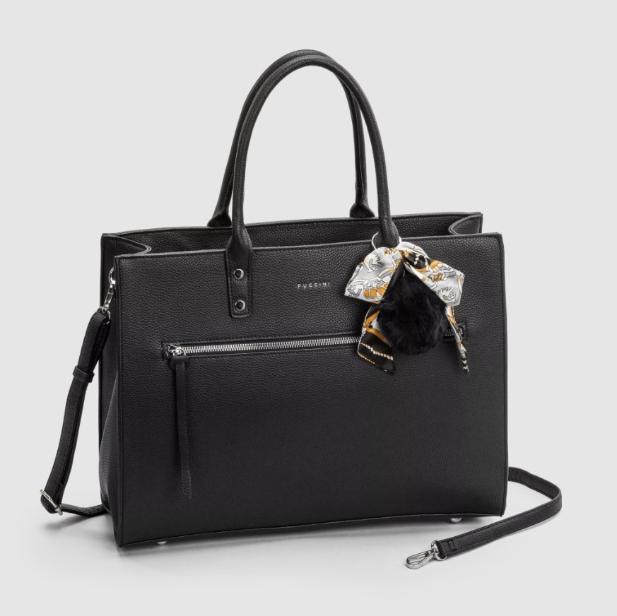 Puccini Tote Bag, Svart
