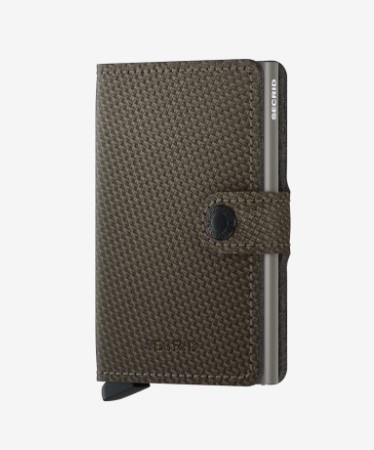 Secrid Miniwallet, Carbon Khaki