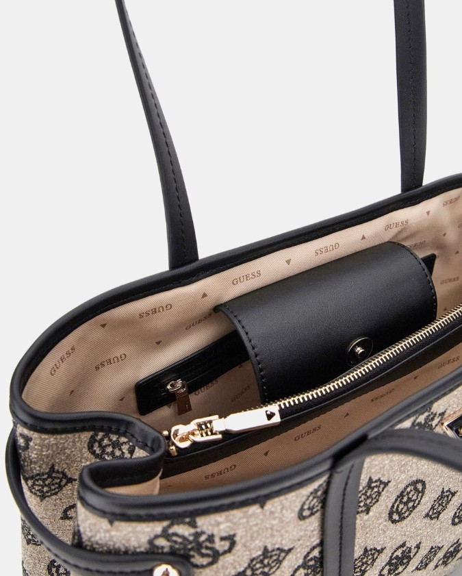 Guess Beyza Girlfriend Tote, Black Logo