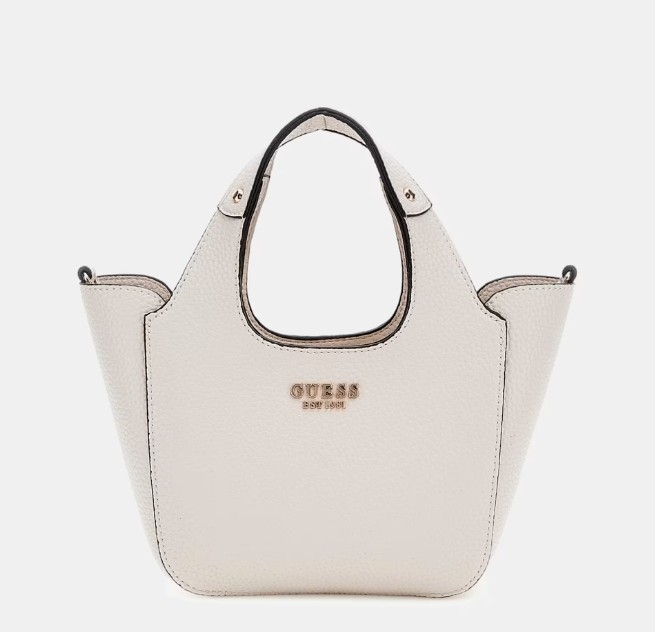 Guess Helina Mini Tote, Bone
