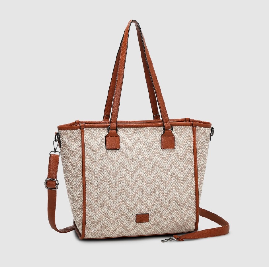 Lycke Tote Bag Flora, Beige