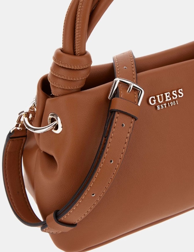 Guess Sansa Top Handle Crossbody, Cognac