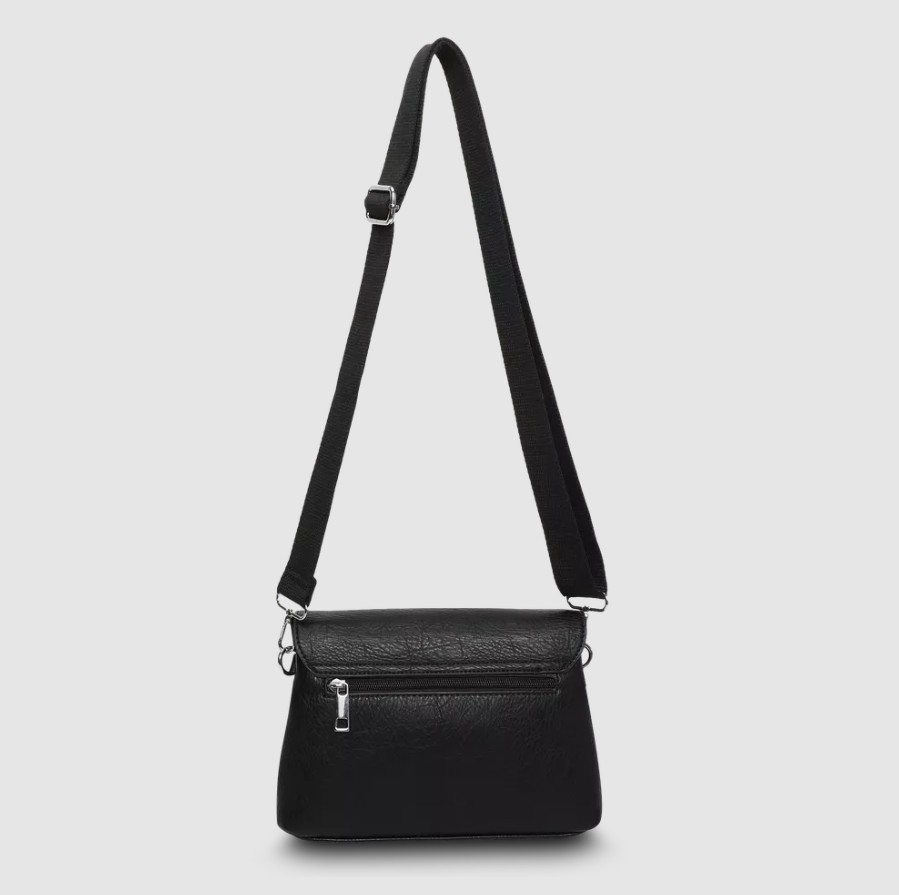 Duffy Flap Bag, Svart