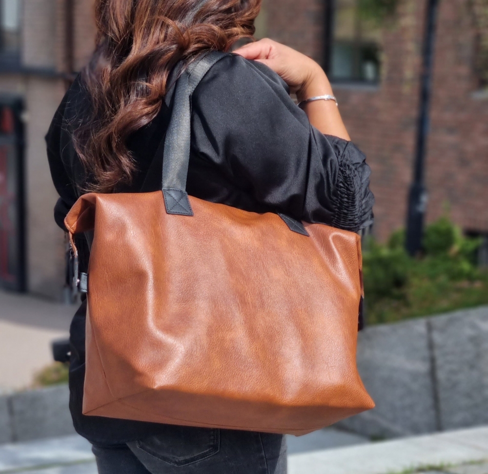 Puccini Duffel Bag Ariadne, cognac