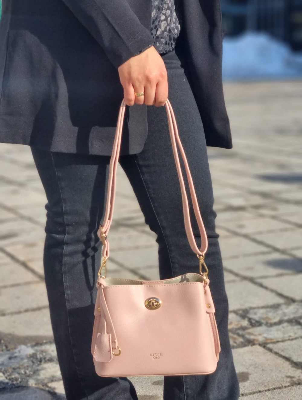 Lycke Crossover Veske, rosa