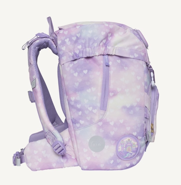 Beckmann Skolesekk Classic 22L, Unicorn Princess Purple