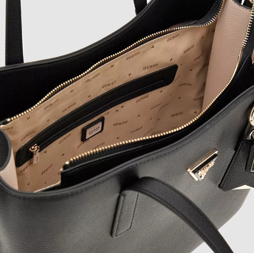 Guess Meridian Girlfriend Tote, Black