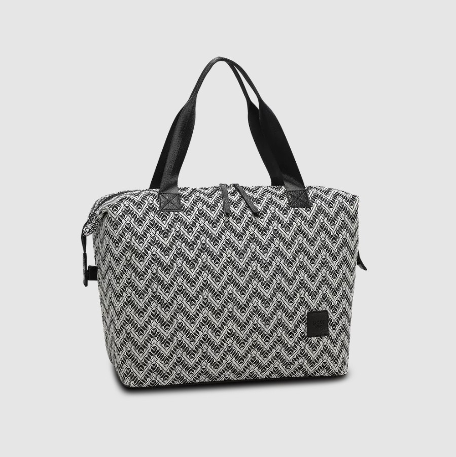 Lycke Weekendbag Flora, Blackwhite