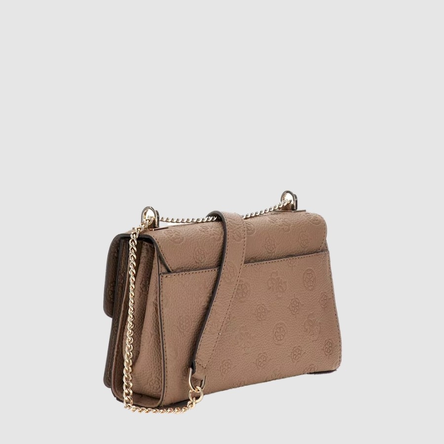 Guess Cresidia Convertible Crossbody Flap, Dark Taupe