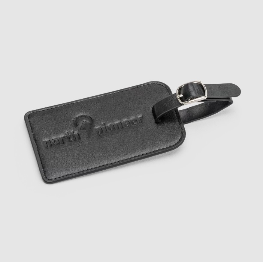 North Pioneer Luggagetag With Flap, Svart