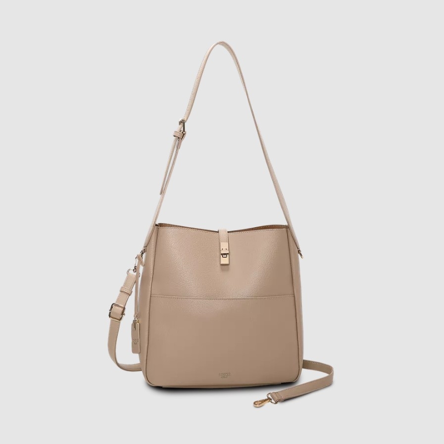 Lycke Shoulder Bag Kragerø, Beige