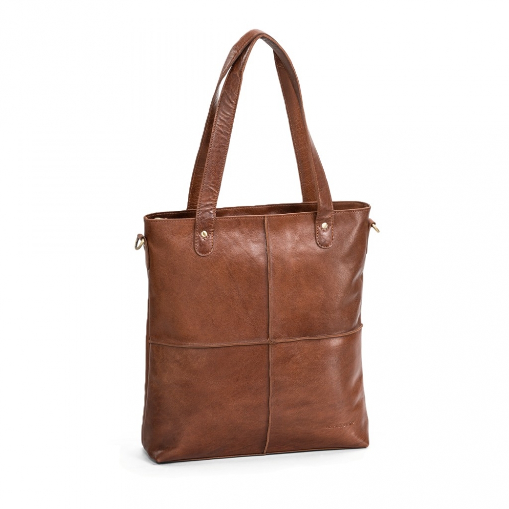 House Tote Bag, Cognac