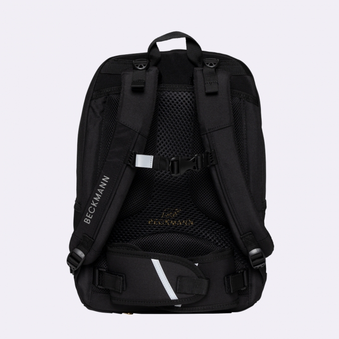 Beckmann Skolesekk Sports Junior 30L, Black Gold