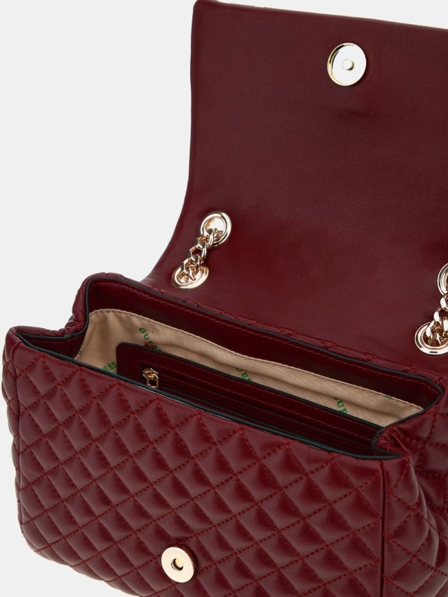 Guess Eco Rianee Convertible Xbody Flap, Claret