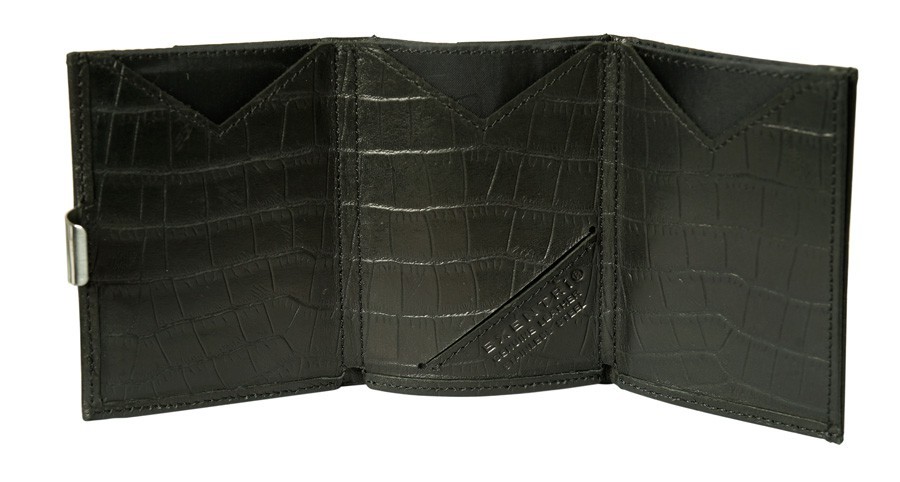 Exentri Kortholder / lommebok, Caiman Black