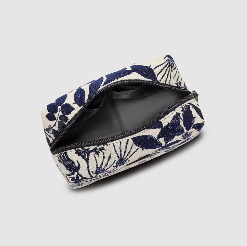 Lycke Toilet Bag Flora, Blå