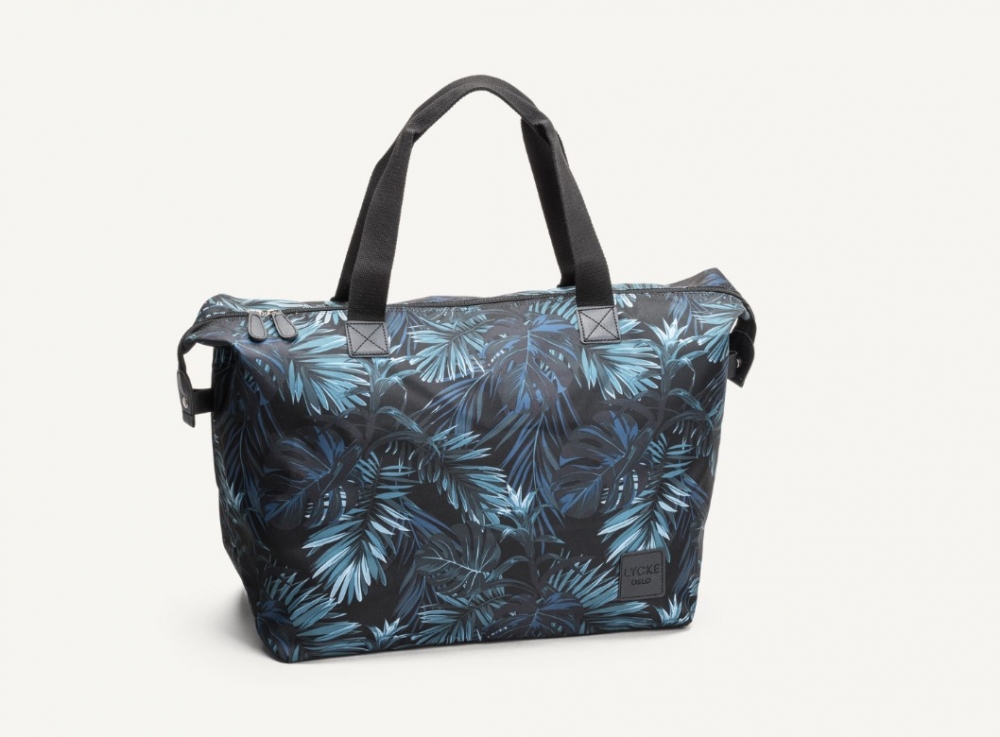 Lycke Weekend Bag Tina, Navy Pattern